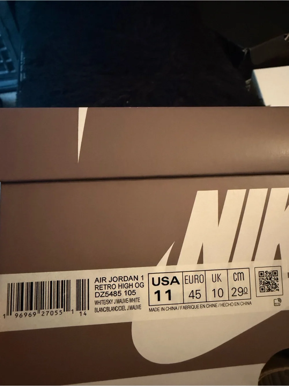 Air Jordan 1 Retro High OG 'Mauve'